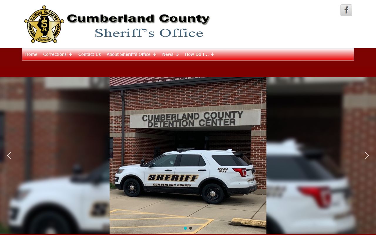 Cumberland County Sheriff's Office website for police records