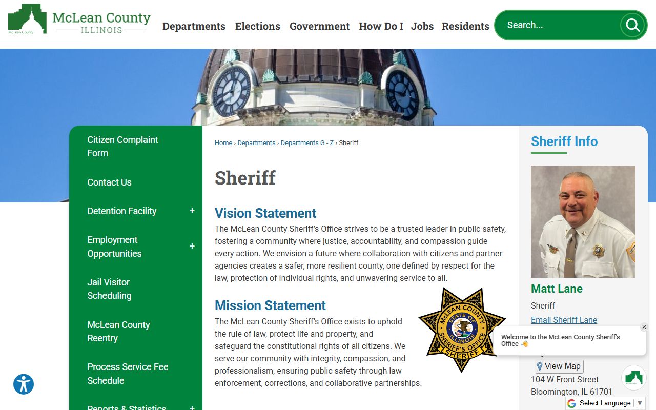 McLean County Sheriff's Office handling police records for Normal area