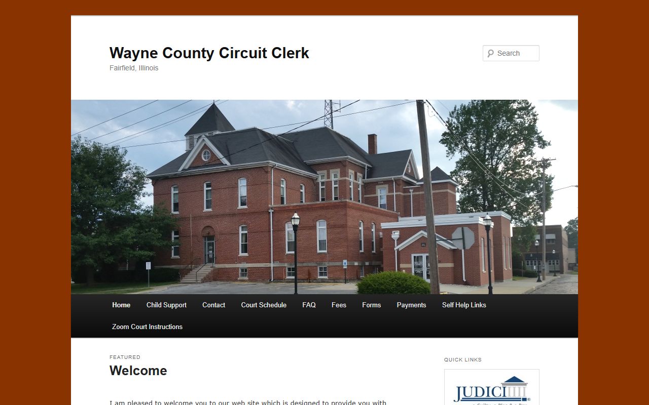 Wayne County Circuit Clerk website for court records